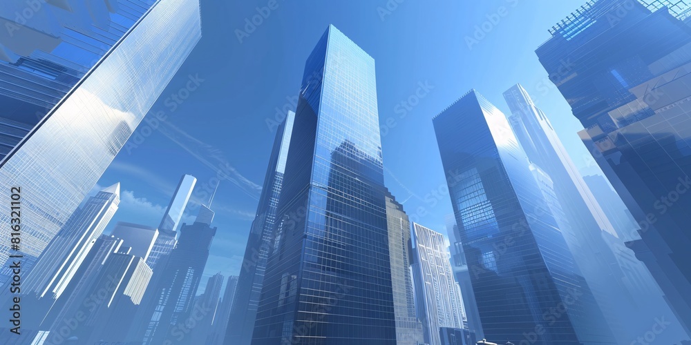 Digital Art: Futuristic Cityscape