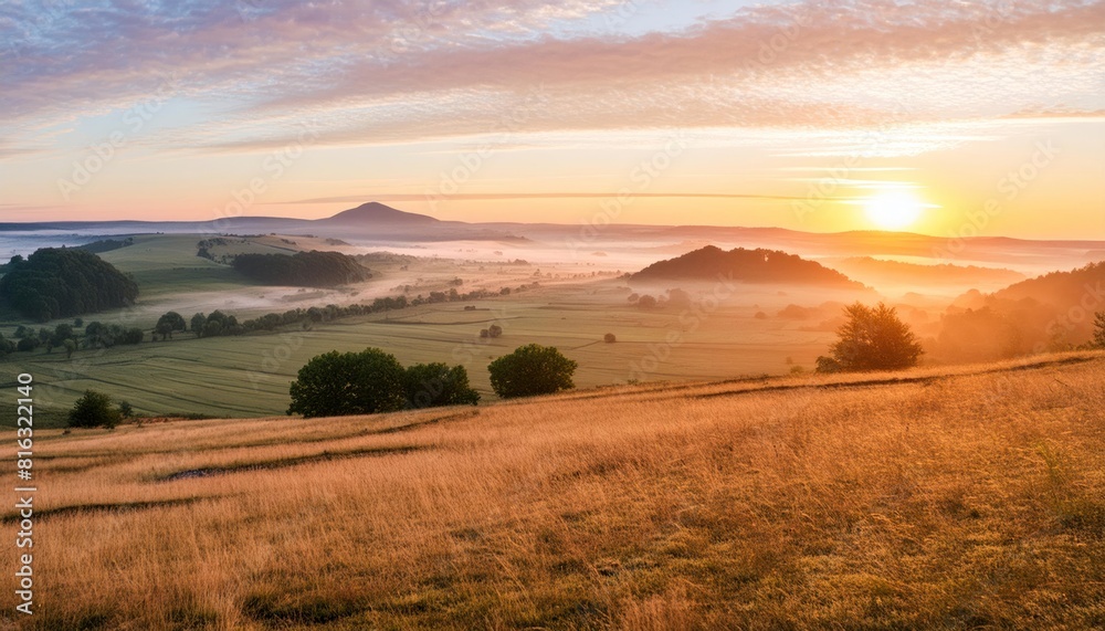 Fototapeta premium sunrise in the mountains