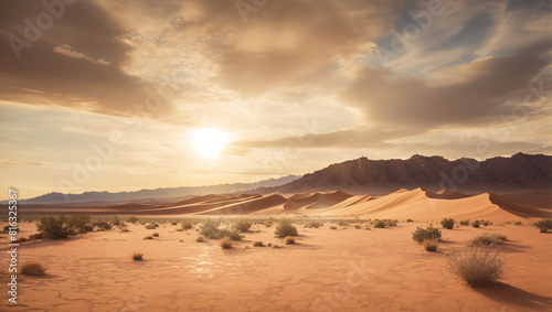 landscape in the desert