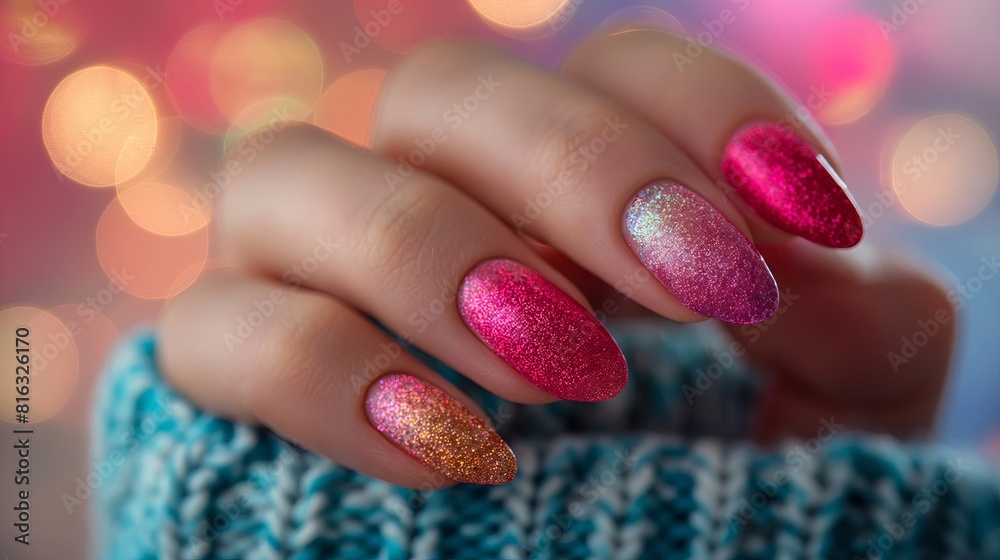 manicure with glitter for short nails manicure with glitter for short nails