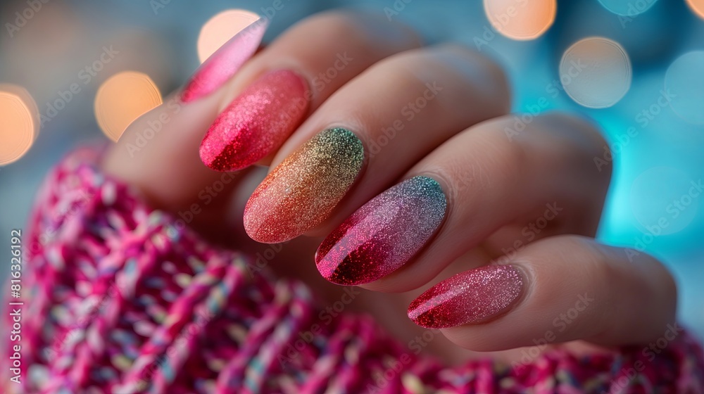 manicure with glitter for short nails manicure with glitter for short nails
