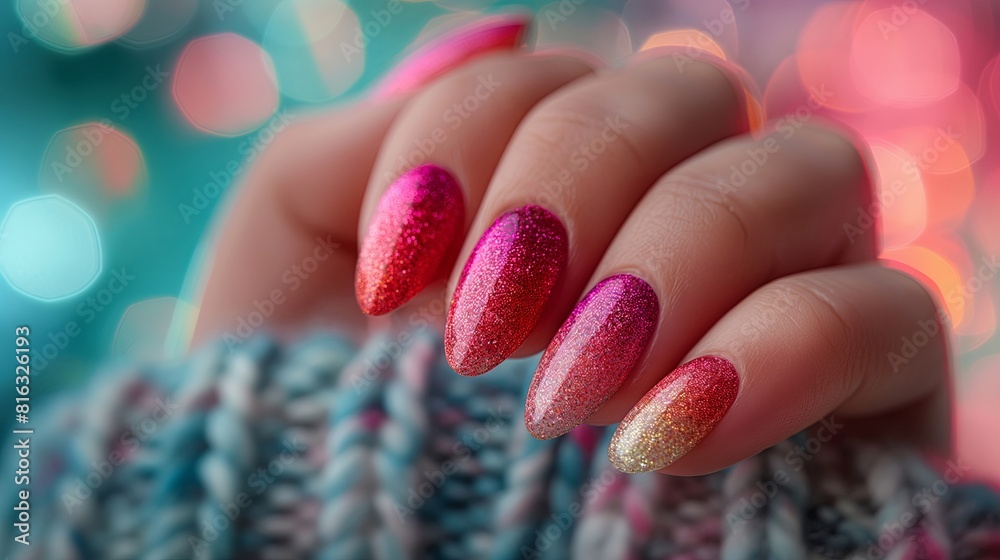 manicure with glitter for short nails manicure with glitter for short nails
