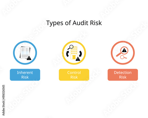 Type of audit risk for Inherent Risk, control risk, detection risk