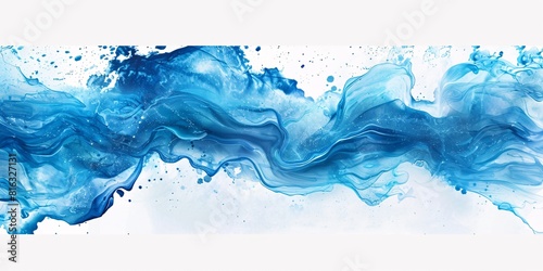 Aquatic Artistry: Oceanic Abstraction in a Minimalistic Mosaic