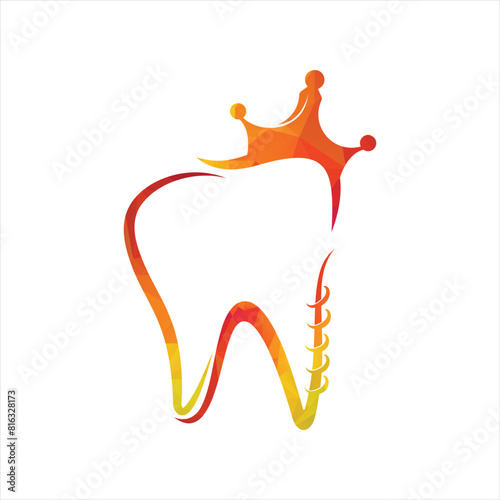 Dental Clinic Logo Teeth abstract design vector template.