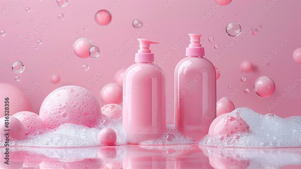 a pink product commercial photography setup a pink product commercial photography setup