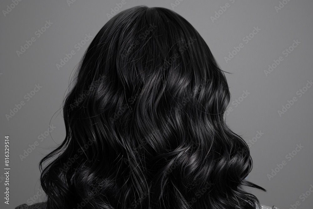 Portrait of a Person with Long Hair Portrait of a Person with Long Hair