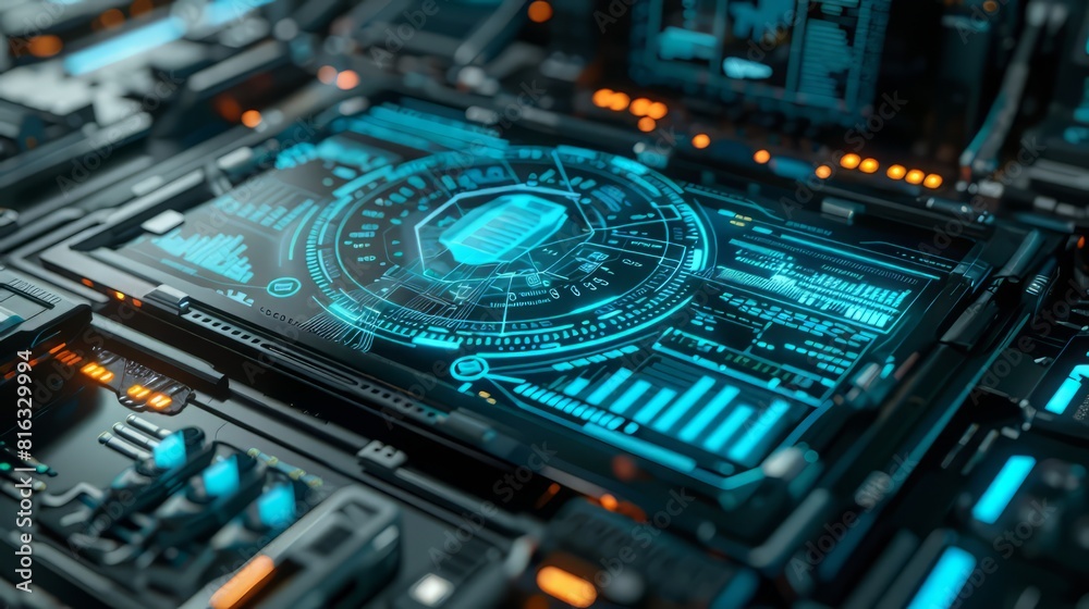 glowing green circuit board with a glowing blue CPU in the center. while control Central Processing Unit
glowing green circuit board with a glowing blue CPU in the center. while control Central Processing Unit