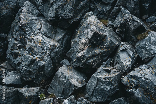 Rough and Jagged Rock Formation