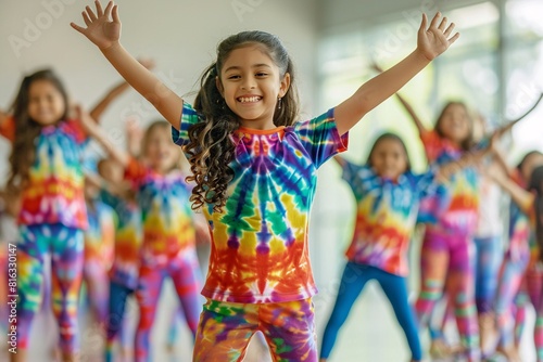 Colorful Dance Troupe Performance