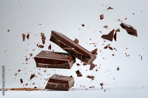 Chocolate Shards in Motion