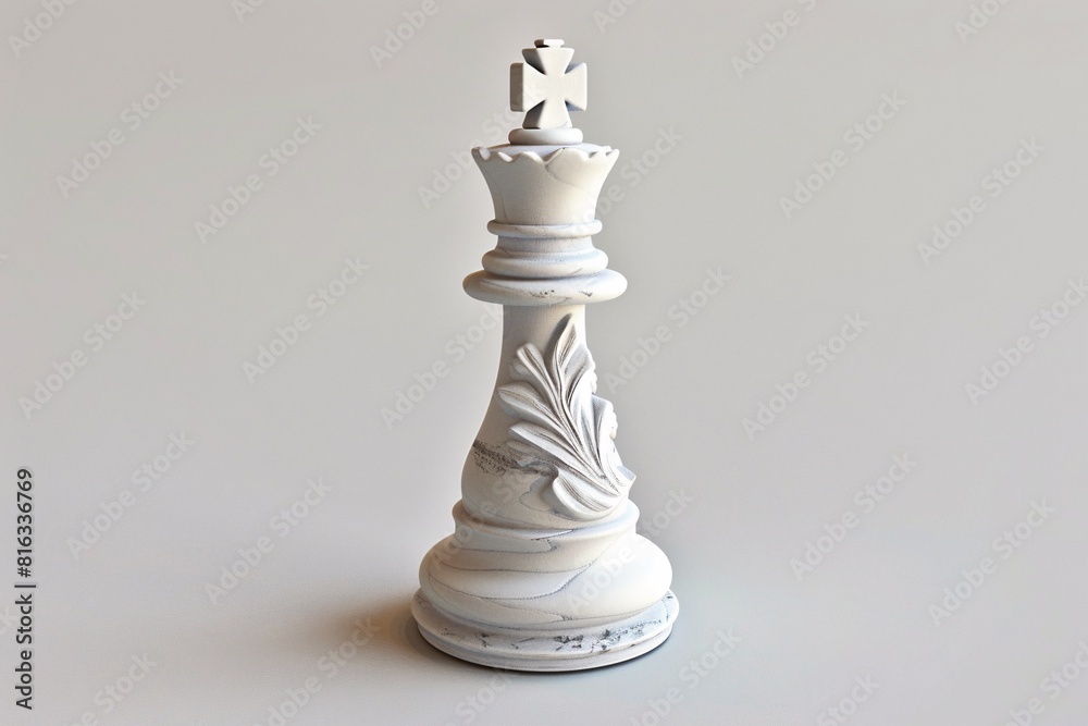 Chess Piece on Display: The King