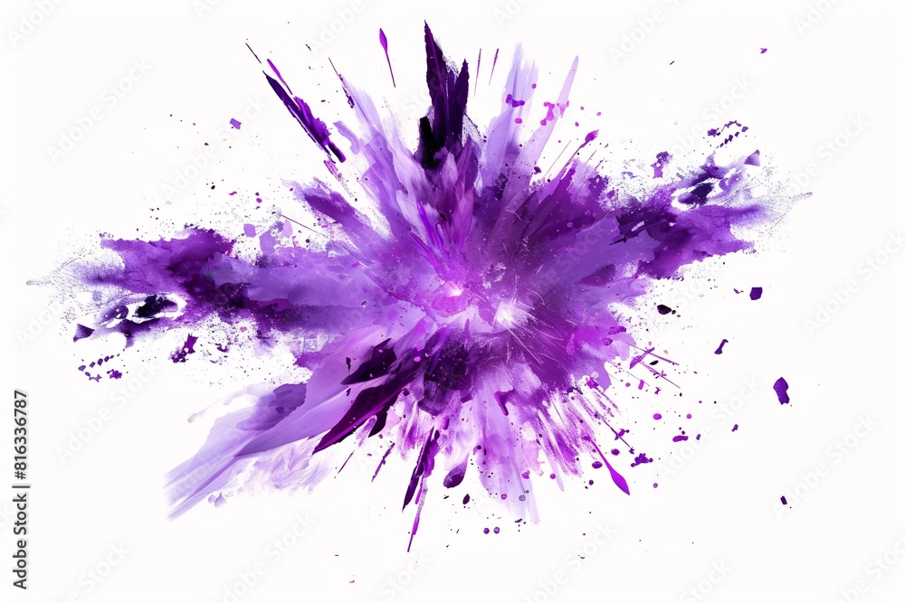 Vivid Purple Artistic Explosion Vivid Purple Artistic Explosion