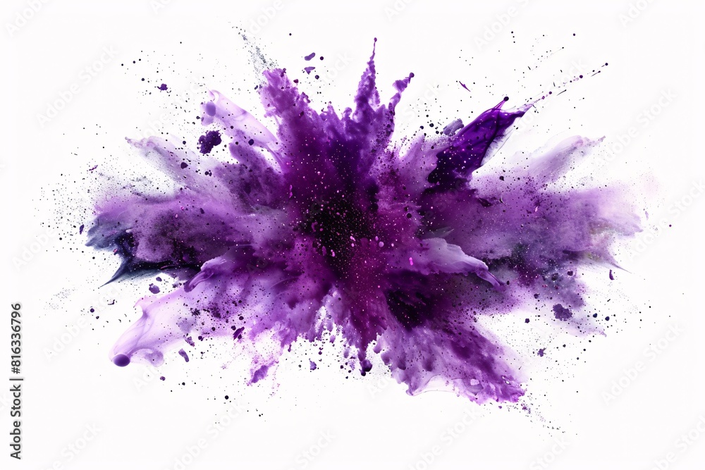 Vibrant Purple Abstract Explosion Artwork Vibrant Purple Abstract Explosion Artwork