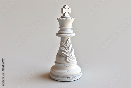 Obraz na płótnie Chess Piece on Display: The King w salonie