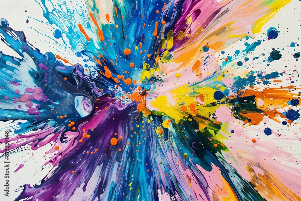 Vibrant Abstract Art Print