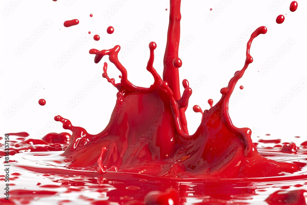 Red Ink Splash