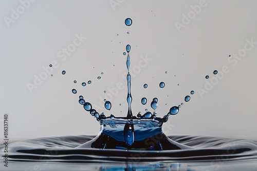 Obraz na płótnie Mind-Blowing Water Drops Photography w salonie