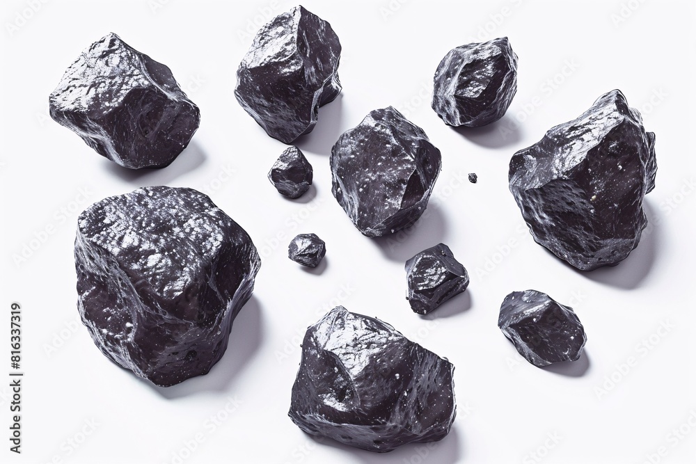 Bounty of Rough Diamonds: Natural Stones and Crystals in Pile