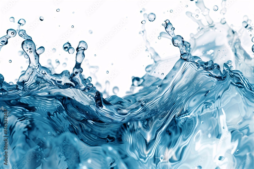Dynamic Water Splash Motion Graphics