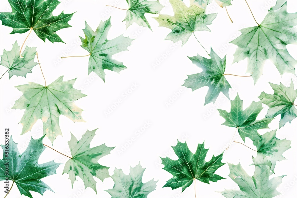 Watercolor Leaves Wallpaper