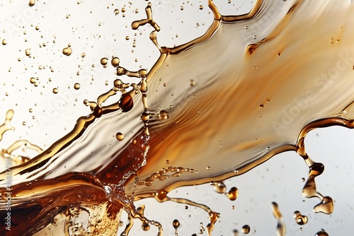 Motion Blur of Coffee Splash