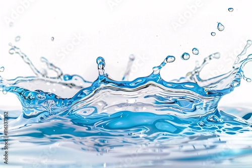 Obraz na płótnie Droplets of Water in Motion w salonie