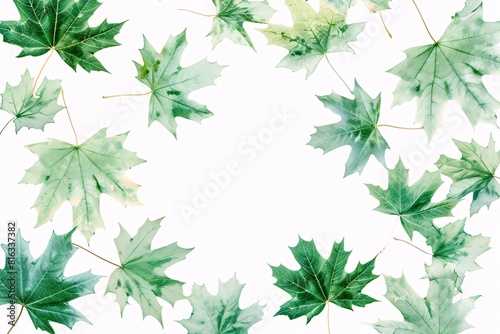 Obraz na płótnie Watercolor Leaves Wallpaper w salonie