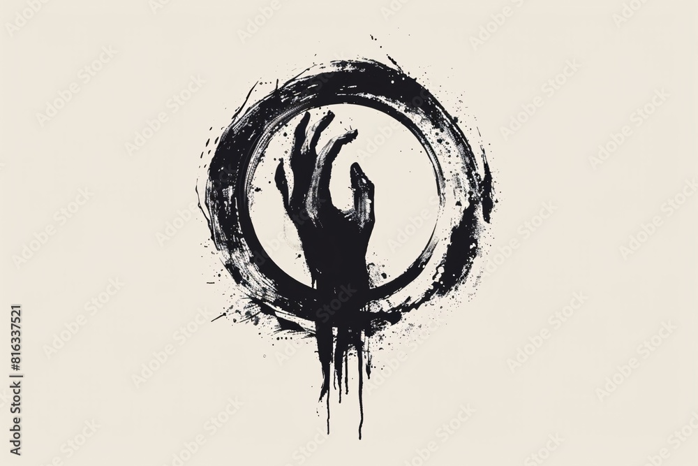Distressed Artist's Brand Logo