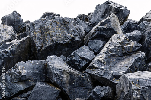 Obraz na płótnie A Pile of Rough Coal w salonie