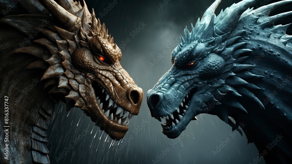 A cosmic battle between starships and dragons A cosmic battle between starships and dragons