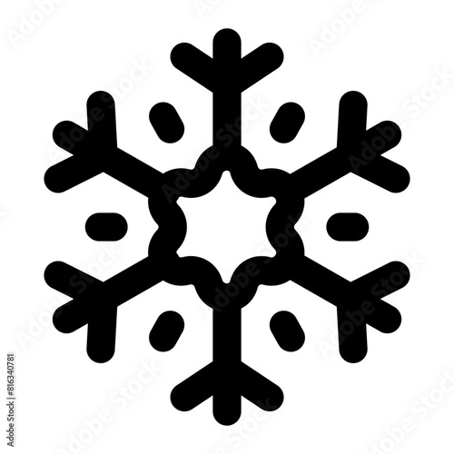 Christmas snow flake winter cold christmas - Icon Set - Outline  Simple  Filled  and Silhouette.svg