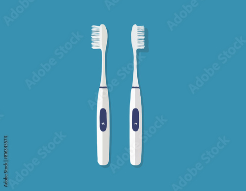 Brosse    dents   lectrique  concept dentaire et buccodentaire