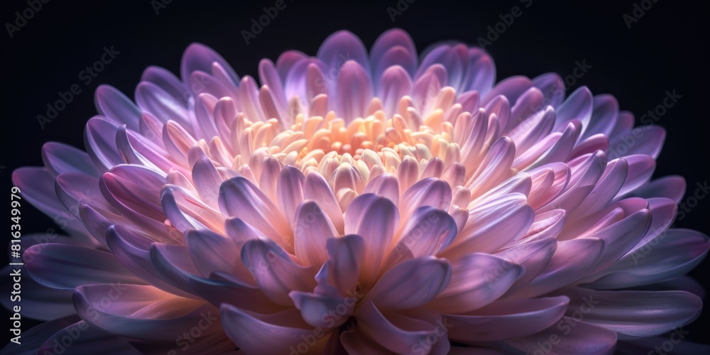 pink and purple chrysanthemum closeup flower, ai pink and purple chrysanthemum closeup flower, ai
