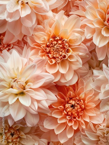 peach color flower bouquet arrangement  ai