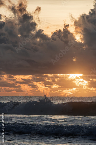 sunset at the beach