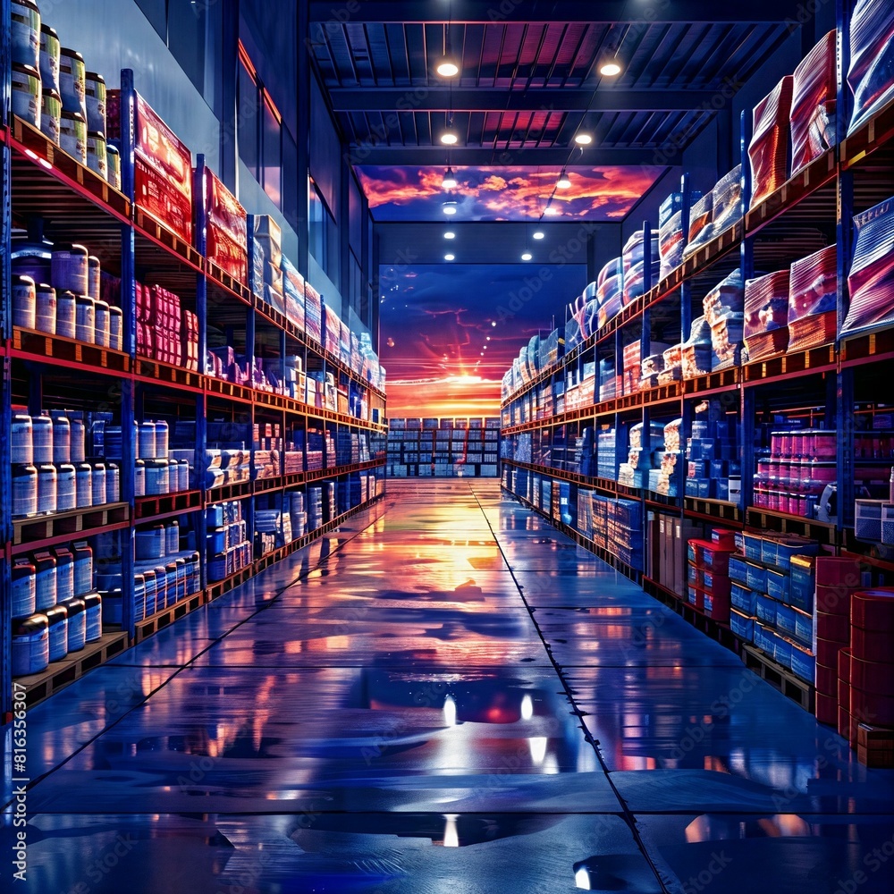 The Pharma Panorama: Digitized Warehouse Aisles The Pharma Panorama: Digitized Warehouse Aisles