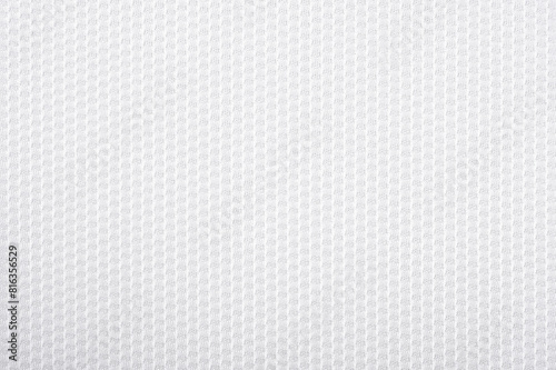 White sport jersey fabric texture background.