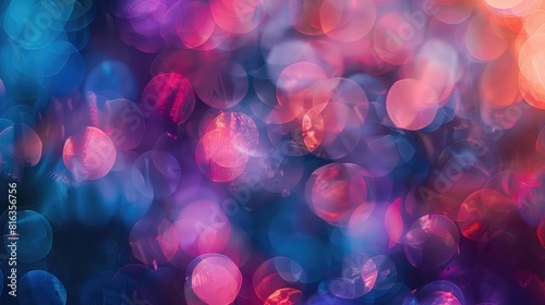 Blurred background with abstract bokeh effects