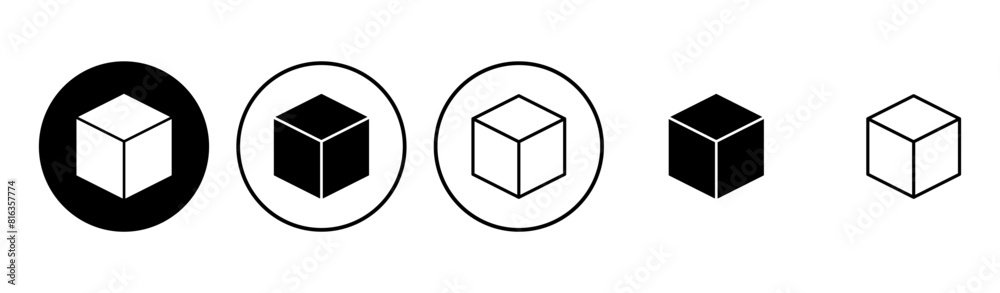 Box icon set. box vector icon, package, parcel Box icon set. box vector icon, package, parcel