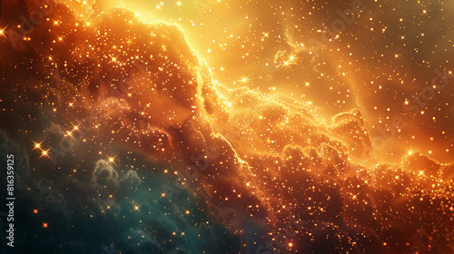 Journey Through Celestial Wonders Nebula and Star Cluster - Unveiling the Cosmic Tapestry in Spectacular Detail