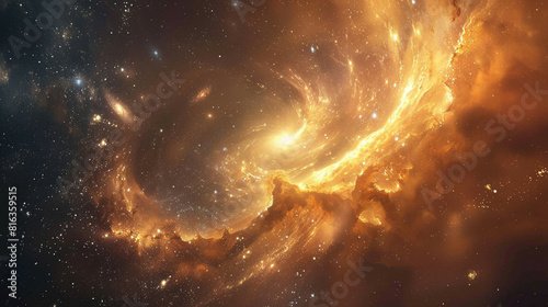 Journey Through Celestial Wonders Nebula and Star Cluster - Unveiling the Cosmic Tapestry in Spectacular Detail