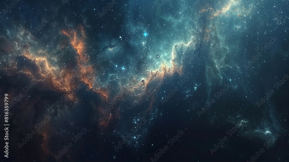 Starry Symphony Exploring a Celestial Tapestry with a Nebula in the Star Field Starry Symphony Exploring a Celestial Tapestry with a Nebula in the Star Field