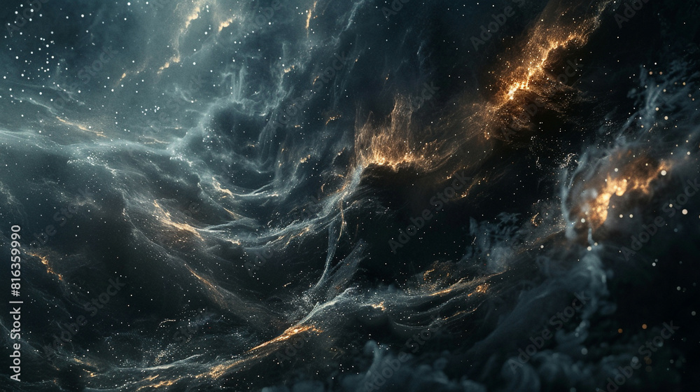 Starry Symphony Exploring a Celestial Tapestry with a Nebula in the Star Field Starry Symphony Exploring a Celestial Tapestry with a Nebula in the Star Field