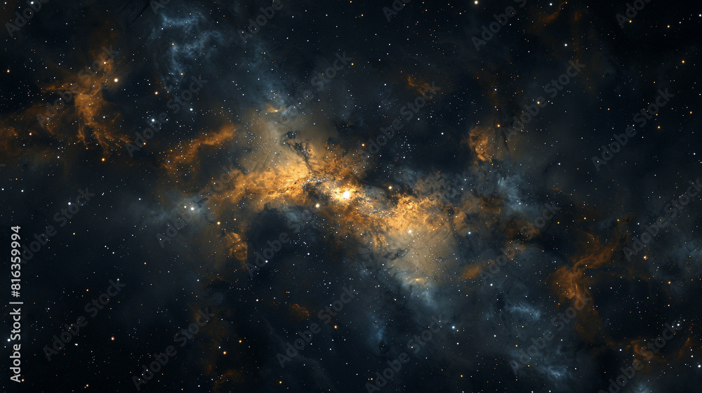 Starry Symphony Exploring a Celestial Tapestry with a Nebula in the Star Field Starry Symphony Exploring a Celestial Tapestry with a Nebula in the Star Field