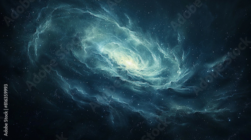 Starry Symphony Exploring a Celestial Tapestry with a Nebula in the Star Field