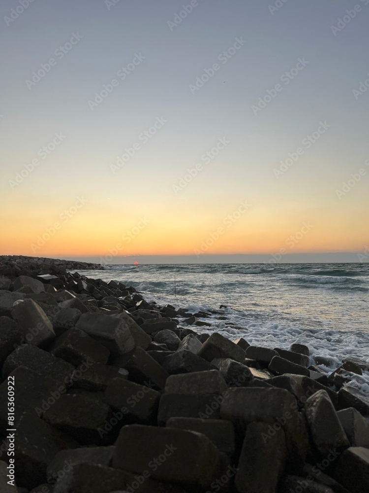 Obraz premium sunset over the sea