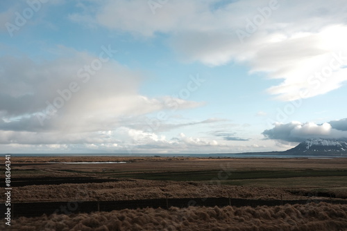 iceland landscape clouds 