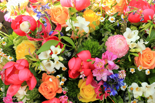 Mixed spring bouquet