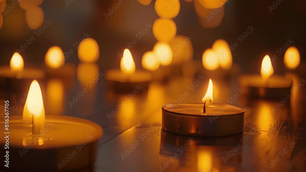 The flickering flames of the candles cast dancing shadows on the walls adding to the cozy and tranquil atmosphere. . The flickering flames of the candles cast dancing shadows on the walls adding to the cozy and tranquil atmosphere. .